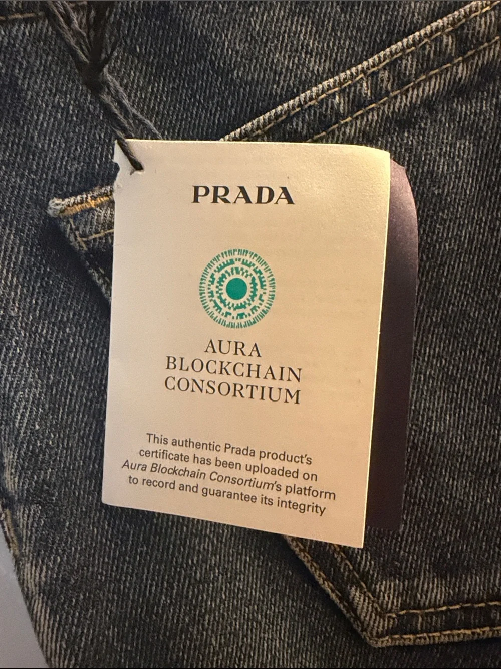Prada Straight Leg Jeans in Size 25 - Picture 7 of 8